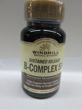 Windmill B-Complex sustained-release bottle for steady energy