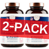 WINDSOR BOTANICALS thermogenic collagen bottle supports skin and metabolism.