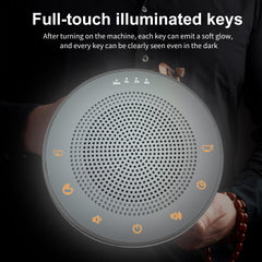 Zinc alloy shell close-up highlighting premium aesthetics for meditation spaces.