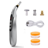 Winnes Acupuncture Pen USB Rechargeable front view showing portable pain relief at home