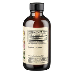 Label closeup shows 4:1 concentration and glycerin base.