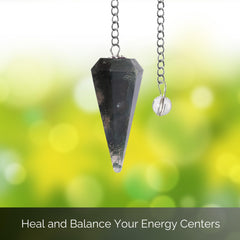 Wish Well pendulum displayed in a velvet pouch, a thoughtful gift choice.