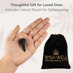 Wish Well velvet pouch gift-ready packaging, ideal for gifting intuition and self-discovery