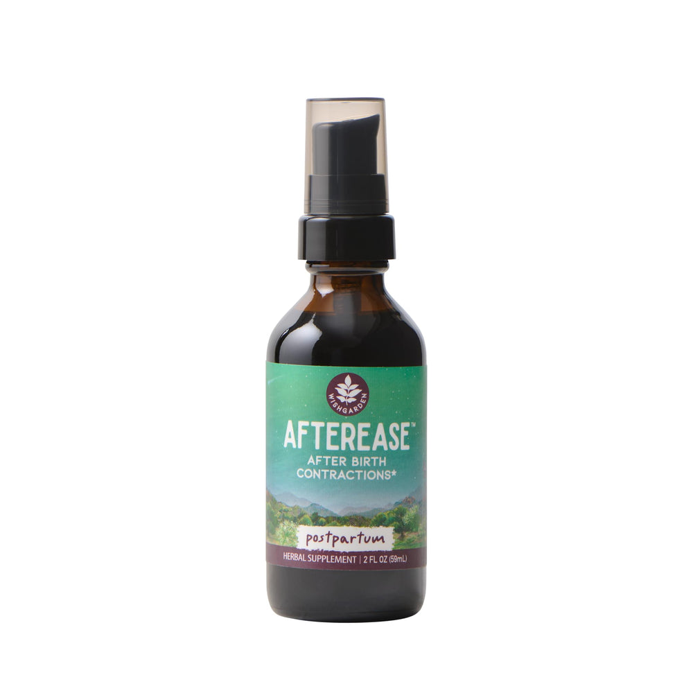 WishGarden AfterEase bottle front view for postpartum relief