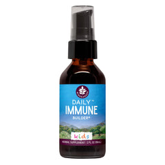 WishGarden Daily Immune dropper pour demonstrates easy dosing for kids