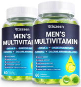 Wiszeen men's multivitamin gummies bottle front for daily wellness and energy.