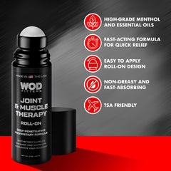 WODFitters roll-on gel texture shown for smooth, quick absorption.