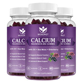 WOGORGT calcium-magnesium-zinc gummies bottle for bone support.