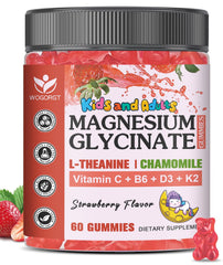 WOGORGT magnesium glycinate gummies bottle view for daily calm support