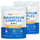 WOJBALMN magnesium glycinate bottle with easy-to-swallow capsules for daily calm.