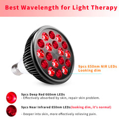 wolezek 60-degree lens design focuses light for precise facial and joint areas.