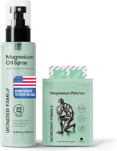 Wonder Family magnesium oil spray bottle for feet delivers fast absorption and skin hydration.