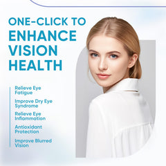 WONERPRO Eyebright Drops bottle label highlights non-GMO and gluten-free formula