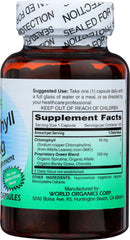 World Organic Chlorophyll 60MG capsules offer easy daily use