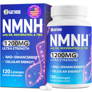 Wriayrui NMNH sublingual lozenge packaging supports NAD+ levels for daily vitality.