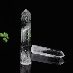 WUYOUSHI six-faceted chakra crystal point for balance during practice.