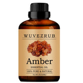Wuvezrub Amber Essential Oil bottle close-up for aromatherapy diffusion