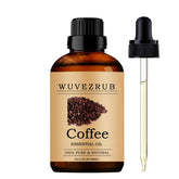 Wuvezrub Coffee Oil bottle 60ml ready for diffusion and warm ambiance.