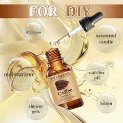 Wuvezrub Coffee Oil diffuser drops for cozy room scent.