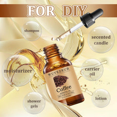 Wuvezrub Coffee Oil being poured into a diffuser for a warm scent