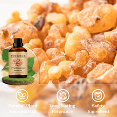 Wuvezrub Frankincense oil used to scent candles for long-lasting fragrance.