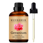 Wuvezrub Geranium essential oil bottle 4oz for diffuser use.