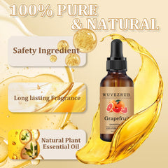 Wuvezrub Grapefruit oil dropper enables precise, mess-free fragrance dosing.