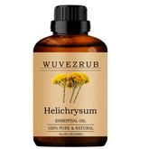 Wuvezrub Helichrysum oil bottle for pure aromatherapy and diffuser use.