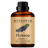 Wuvezrub Hyssop oil bottle ready for diffusion, enhancing calming ambiance.