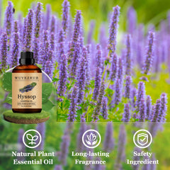 Wuvezrub Hyssop oil used to scent candles and DIY fragrances.