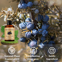 Wuvezrub Juniper Berry candle-diy oil adds lasting fragrance to crafts.