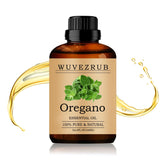 Wuvezrub oregano oil 240ml bottle showcases a pure steam-distilled formula for aromatherapy.