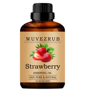 Wuvezrub Strawberry essential oil bottle ready for diffusion in a diffuser.