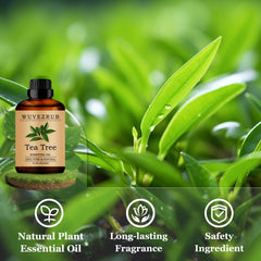 Wuvezrub Tea Tree Oil candle DIY setup with fragrance
