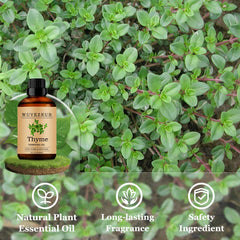 Wuvezrub Thyme essential oil used for DIY candles and soaps fragrance.