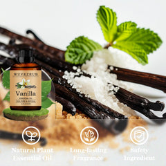 Wuvezrub vanilla aroma enhances candles, soaps, and lotions with lasting fragrance.