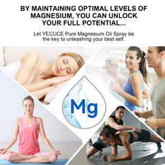 Xaarty magnesium oil fine mist applied to skin for hydration.
