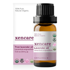 XenCare Lavender essential oil bottle front view for calming diffuser aromatherapy