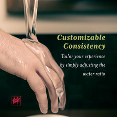 XESSO Nuru Gel reactivated with warm water for extended sessions