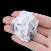 XIANNVXI Howlite raw crystal, natural 45-55mm, ideal for decor and meditation.