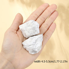 XIANNVXI Howlite rough stone for crafting and jewelry making.