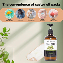 XIKERAY castor oil pack leg wraps for full coverage