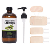 XIKERAY organic castor oil bottle for pure cold-pressed skin and hair care