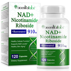 XINSZLIN NAD supplement bottle front view for daily cellular support.