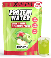 XMafia Protein Water Apple bottle showing vibrant flavor and hydration