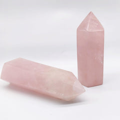 XMHOME rose quartz tower during meditation promotes focus and peaceful energy in living rooms