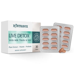 Xontravix Liver Detox bottle front for daily wellness support
