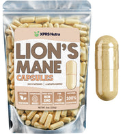 XPRS Nutra Lions Mane bottle ready for daily focus