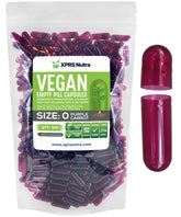 XPRS Nutra Size 0 empty capsules ready for precise powder filling