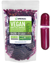 XPRS Nutra Size 0 empty capsules ready for precise powder filling